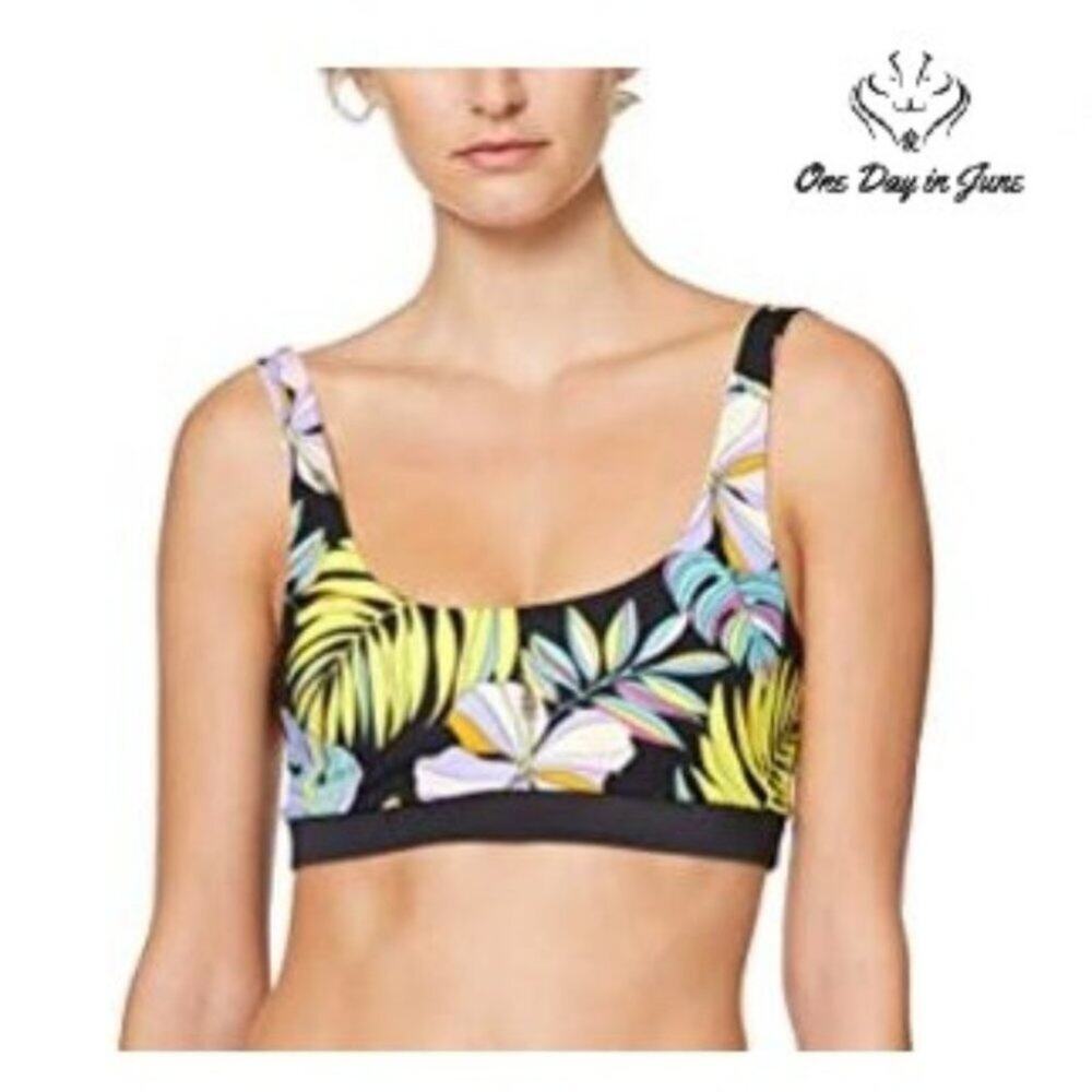 Spyder Reversible Scoop Bikini Top Swimsuit Size M
